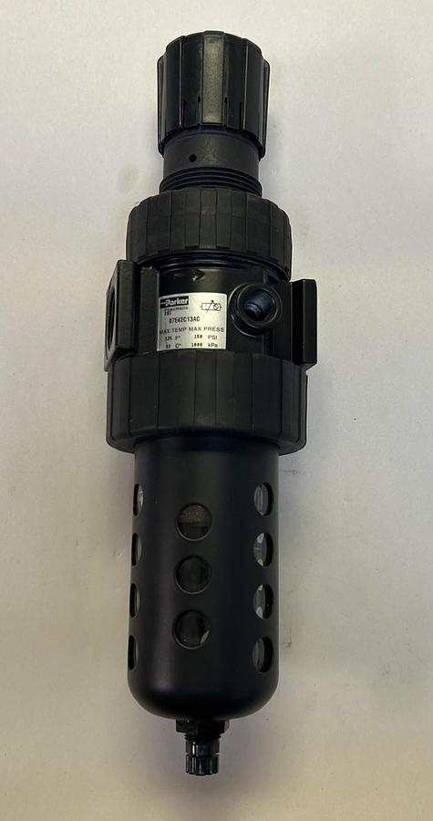 Used PARKER,07E42C13AC,FILTER REGULATOR 150PSI