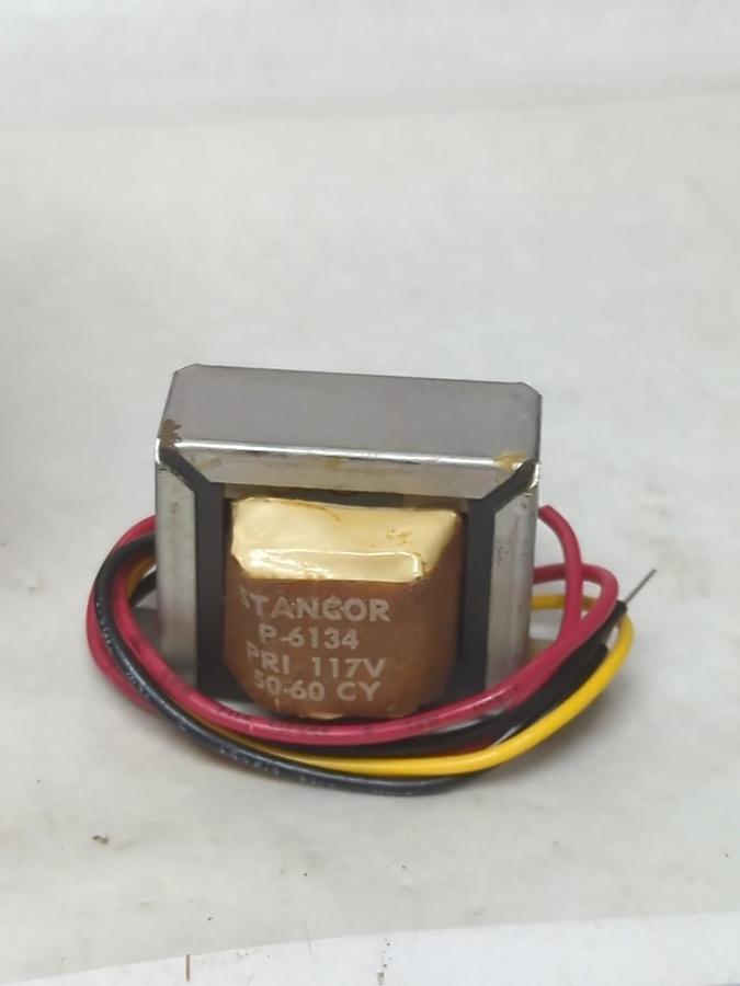 ESSEX STANCOR,P-6134,TRANSFORMER PRI 117V 50/50CY SEC 6.3V CT 1.2A NOS
