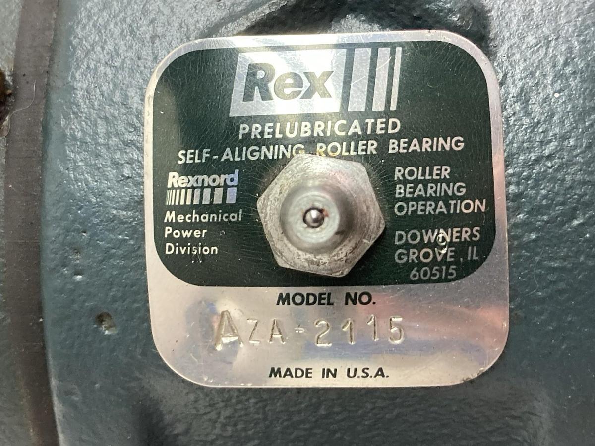 Rexnord,AZA-2115,Solid-Housed Pillow Block Roller Bearing