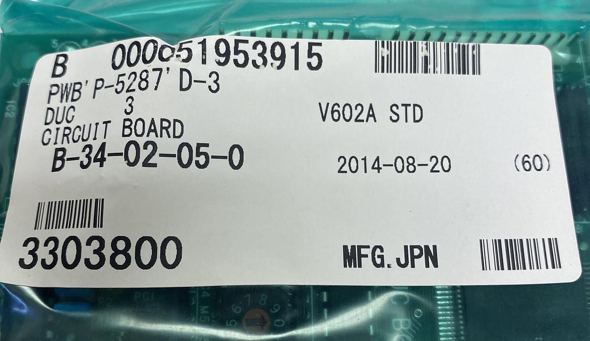 Used ISHIDA,P-5287 D-3,DUC BOARD DRIVE CONTROL BOARD NEW