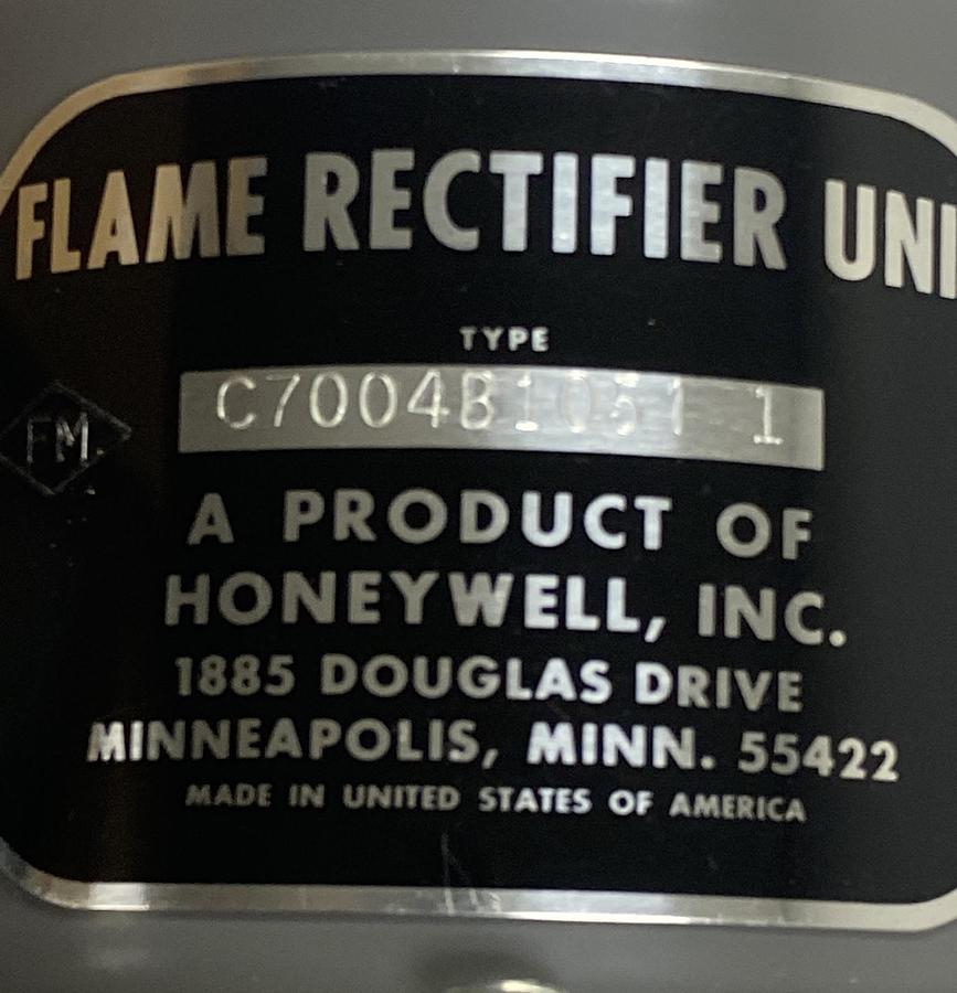 HONEYWELL,C7004B1051,FLAME RECTIFIER UNIT NOS