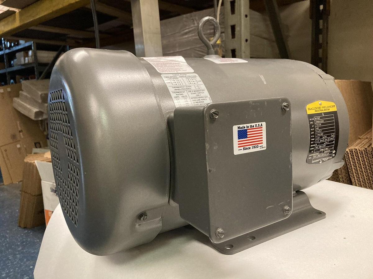 Baldor,M1709T,7.5 HP Motor 1740 RPM 460 Volts 215T Frame