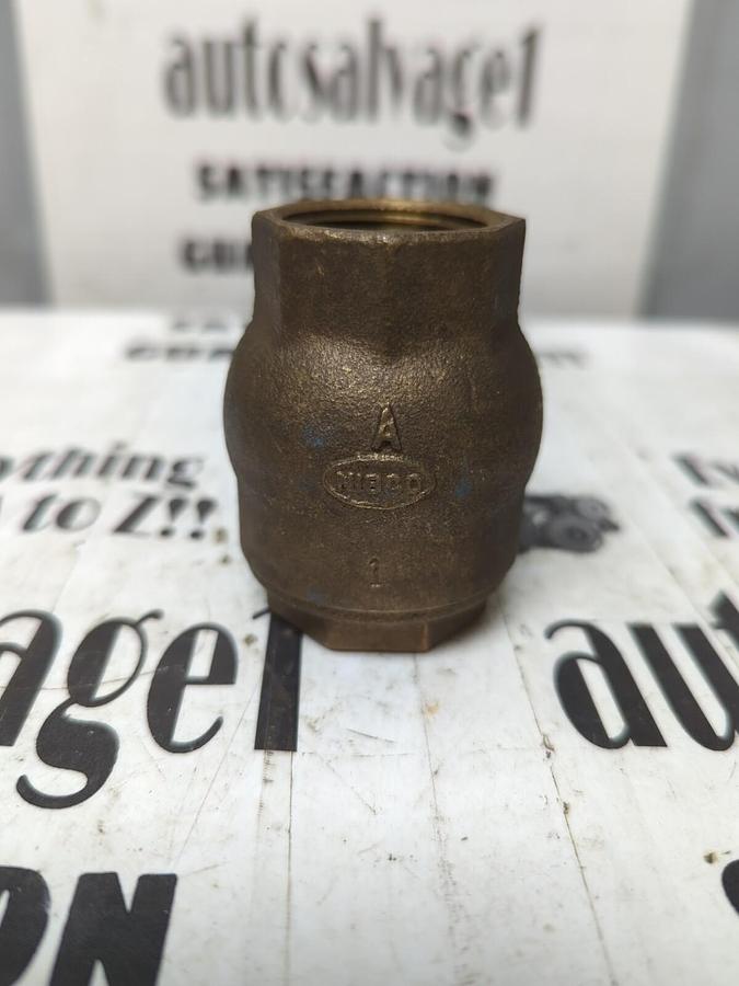 NIBCO,250WOG,1 INCH INLINE RING CHECK VALVE NOS