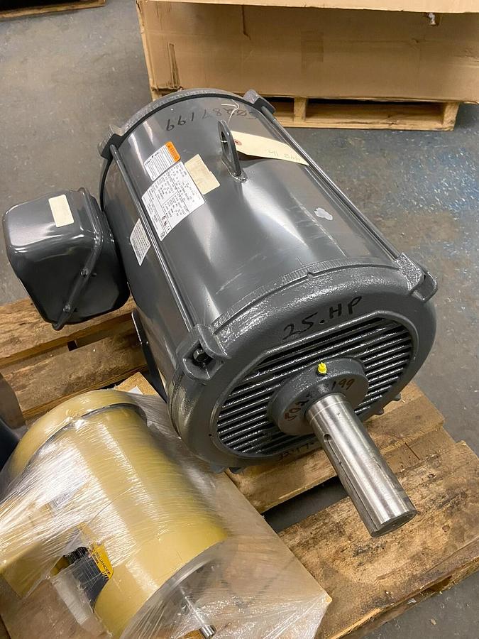 Used US Motors,D25P3D,25Hp Motor 1185RPM 208-230/460V Frame 324T