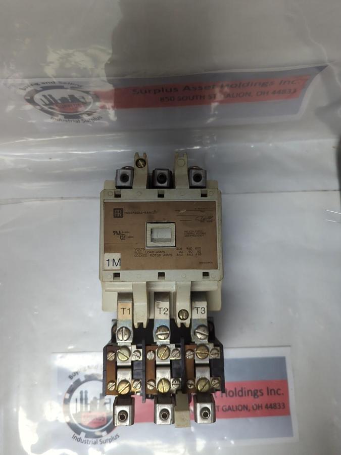 Used Ingersoll Rand,39166913,Motor Starter 600V 110-120V Coil Compressor