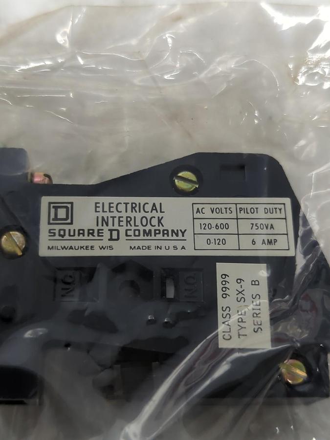 SQUARE D,9999-SX-9,ELECTRICAL INTERLOCK NOS