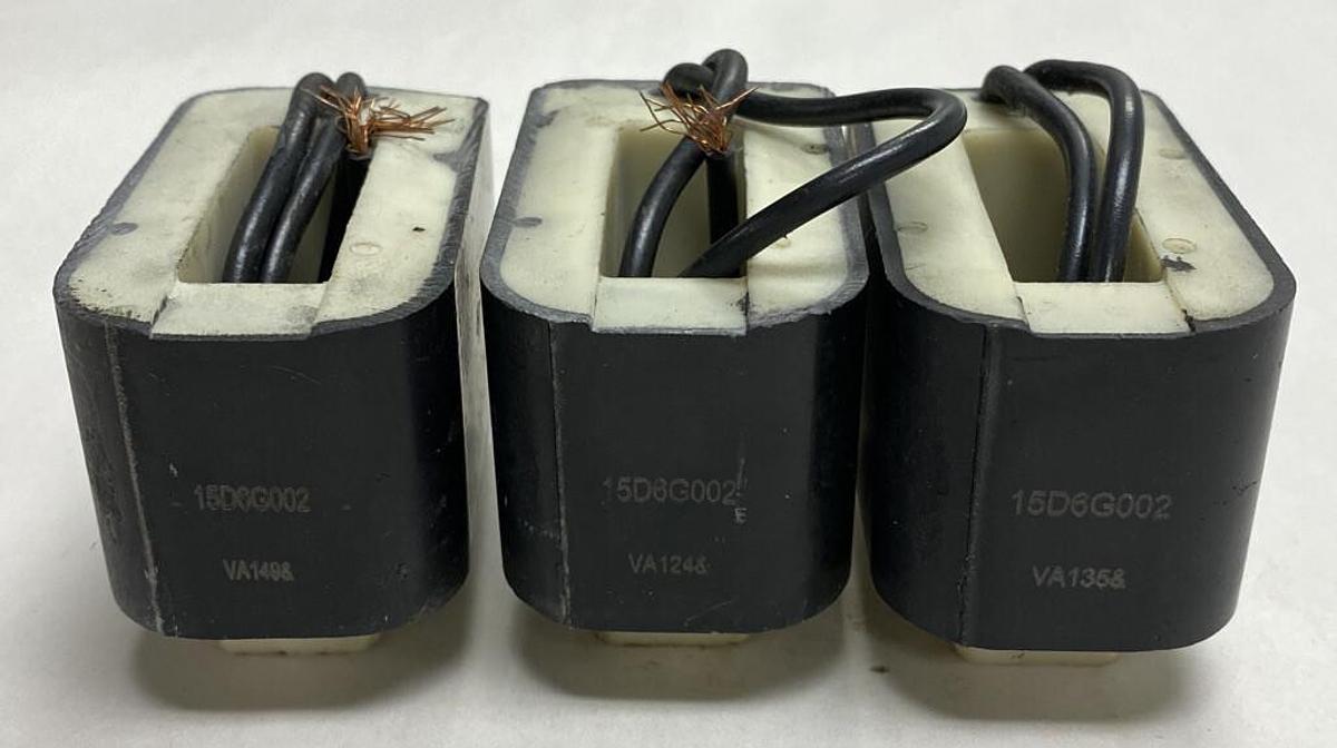 GE,15D6G002,Solenoid Coil Lot Of 3 NOS