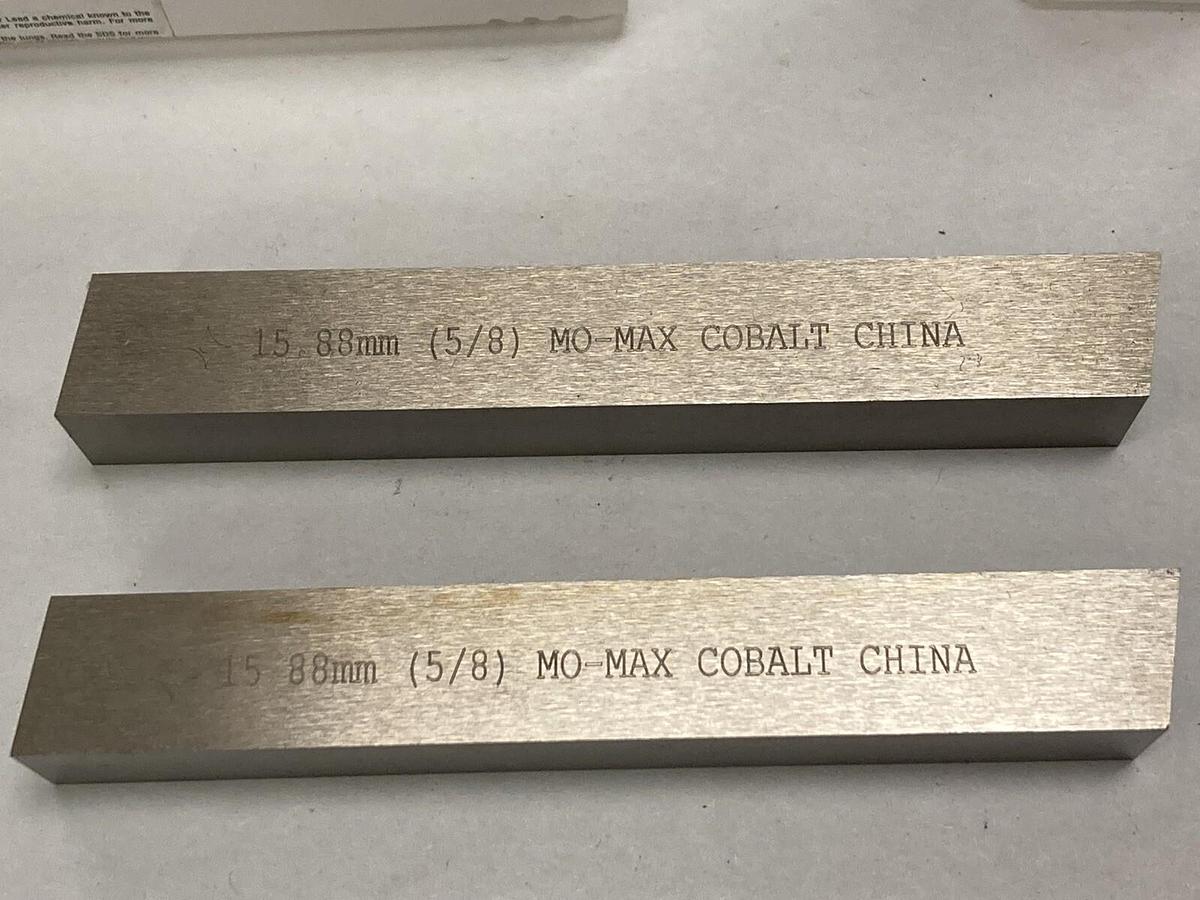 Cleveland,C44553,5/8 INCH Cobalt Square Tool Bit  Lot of 2