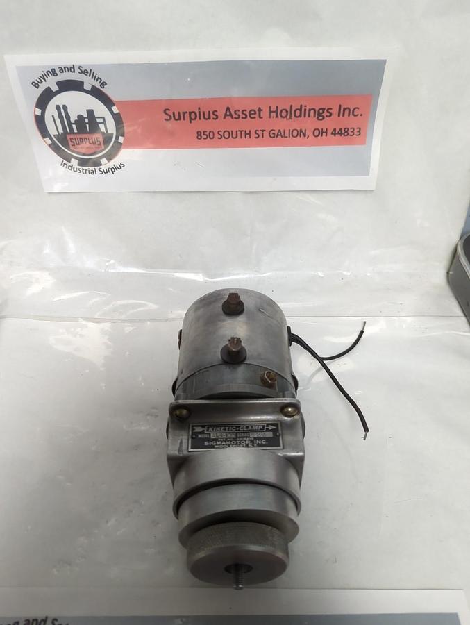 Used SIGMAMOTOR,2818815,MODEL AL-4-100 KINETIC-CLAMP PRE-OWNED