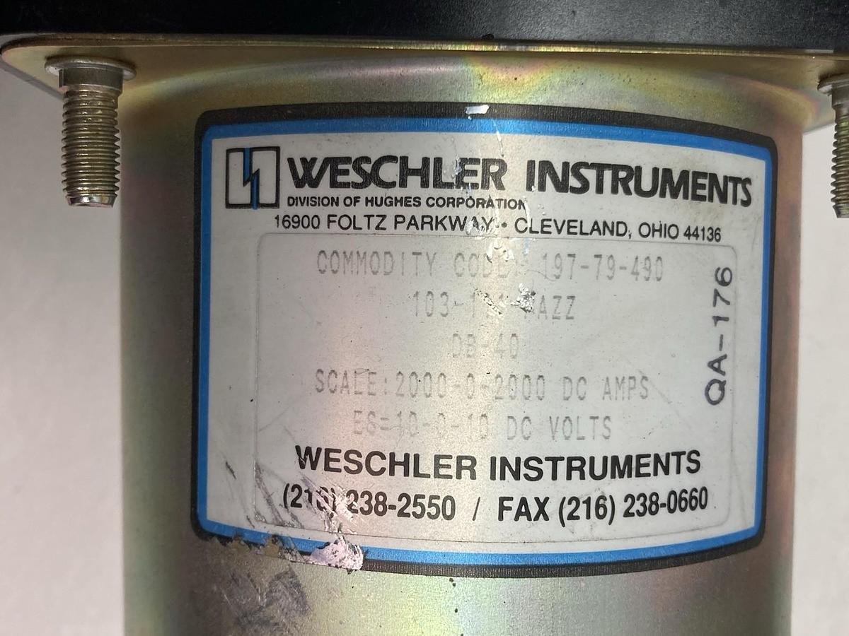 Used Weschler Instruments,103-111-FAZZ,Digital Amperes Meter Model