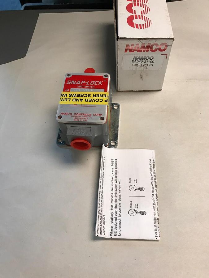 Used Namco,EA040-21100,Snap Lock Limit Switch
