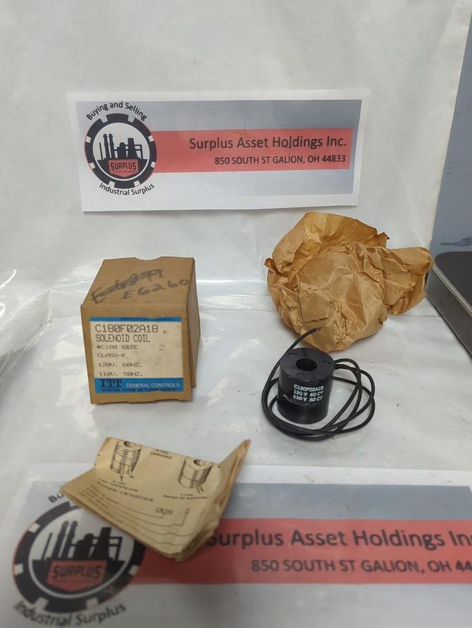 GENERAL CONTROLS,C180F0F02A18,COIL 120/110V 60/50HZ NOS