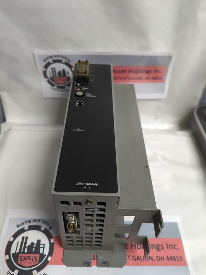 Used ALLEN BRADLEY,1771-P7/C,POWER SUPPLY 120/220V PRE-OWNED