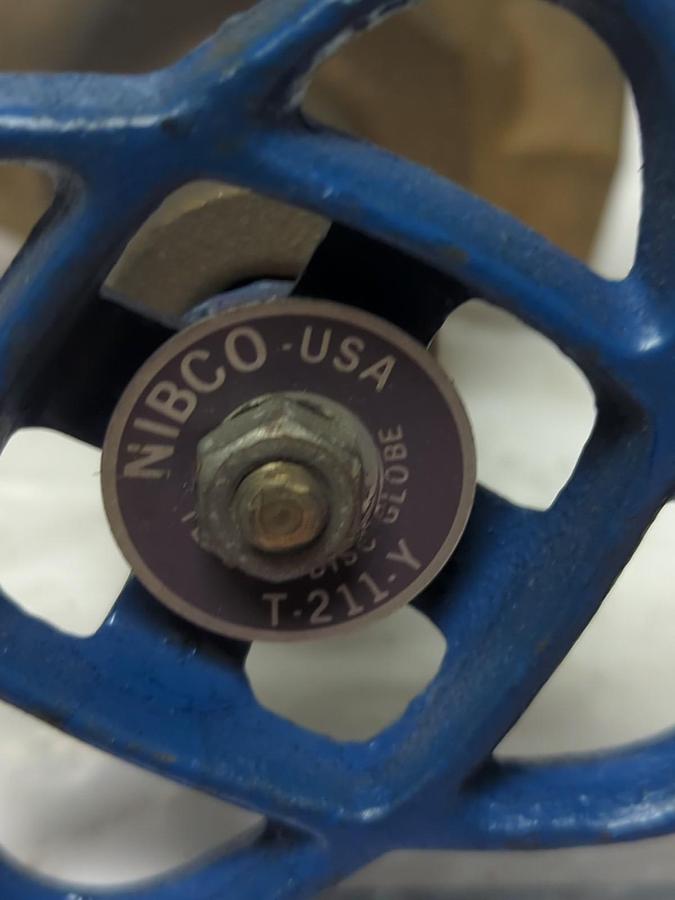 Used NIBCO,T-211-Y,BRONZE GLOBE VALVE 1 INCH PRE-OWNED