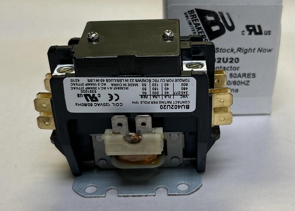 BREAKERS UNLIMITED,BU402U20,DEFINITE PURPOSE CONTACTOR NOS