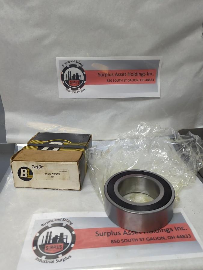 BEARINGS UNLIMITED,5215 2RS C3,RUBBER SEALED DOUBLE ROW ROLLER BEARING NOS