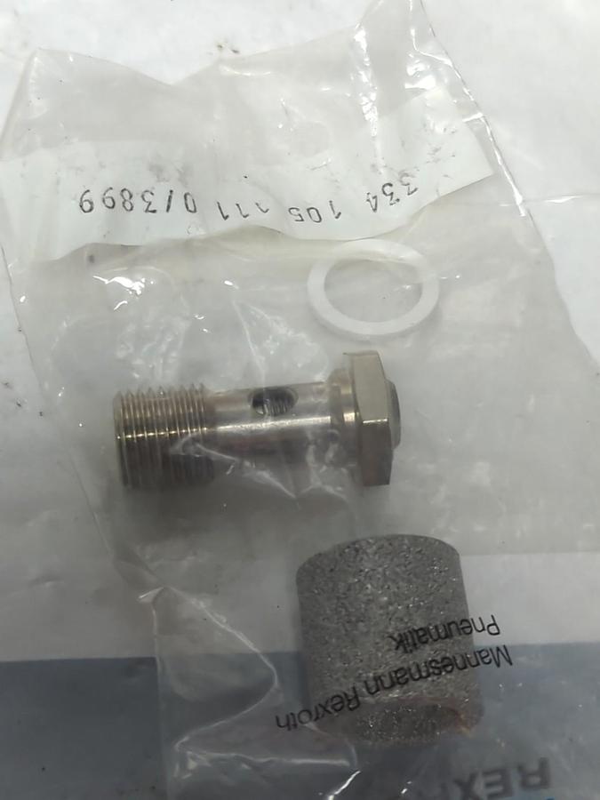 MANNESMANN REXROTH,334 105 111,CHECK VALVE WITH SILENCER NOS