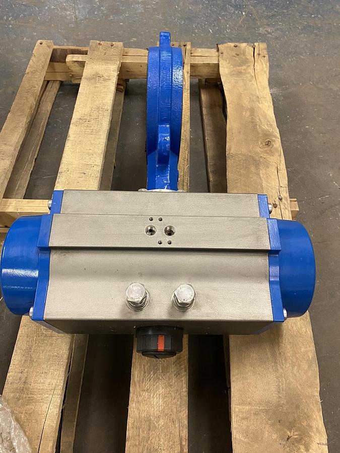Used ABZ,815,6 Inch Actuator Butterfly Valve 200PSI