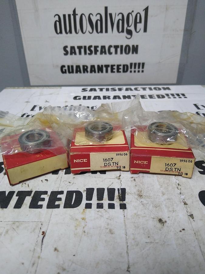 NICE,1607DSTNTG18,PRECISION BROUND BALL BEARING LOT OF 3 NOS