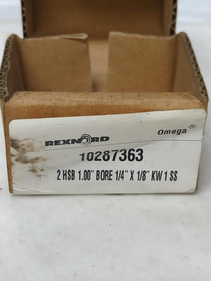 REXNORD,10287363,HUB 2HSB 1"BORE 1/4" X 1/8" KW 1SS NOS