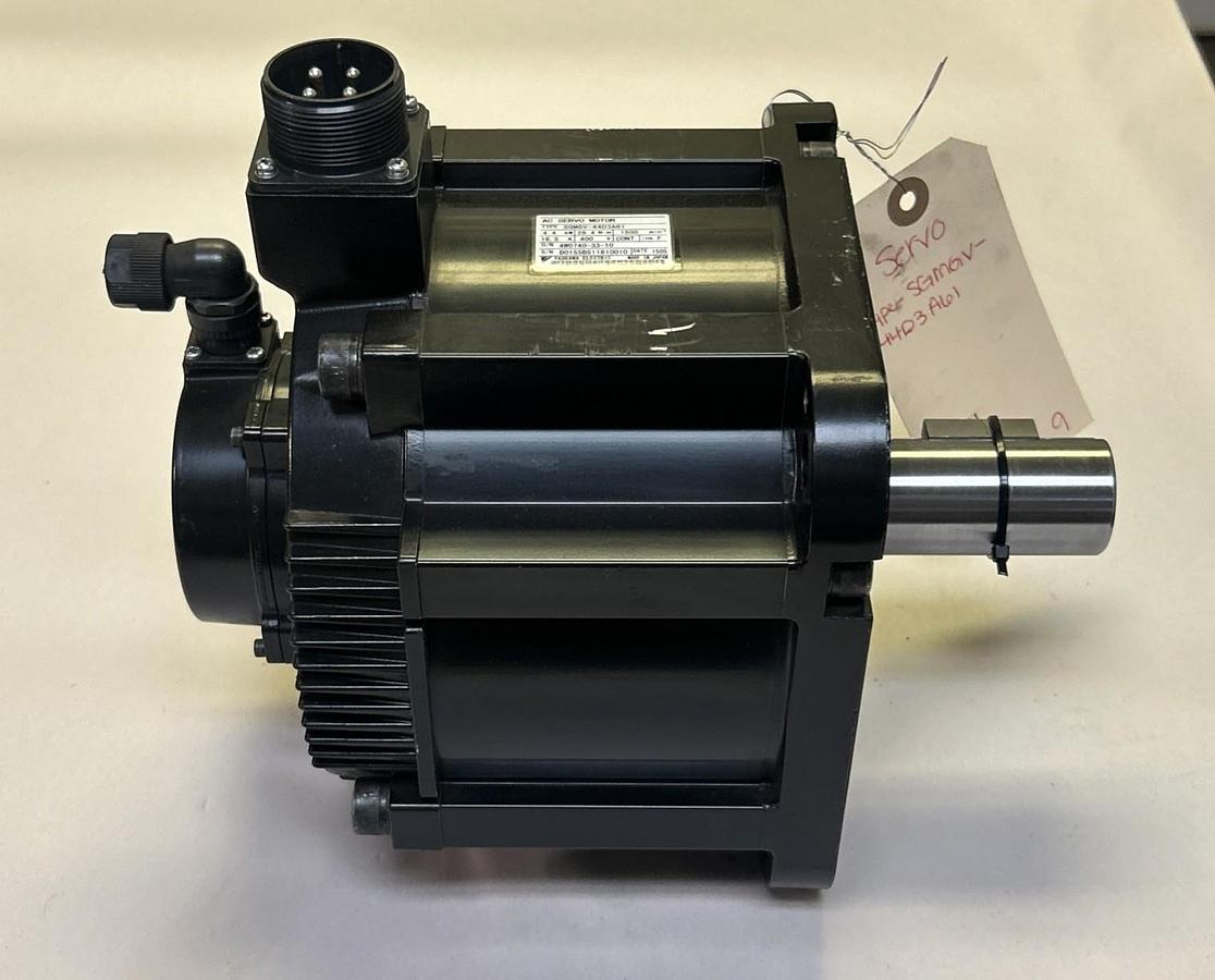 Used YASKAWA,SGMGV-44D3A61,AC SERVO MOTOR 4.4KW 16.5A 400V