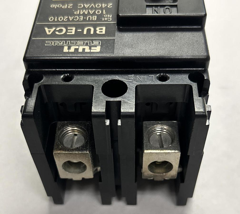 Used FUJI ELECTRIC,BU-ECA2010,CIRCUIT BREAKER 10A 240V 2P