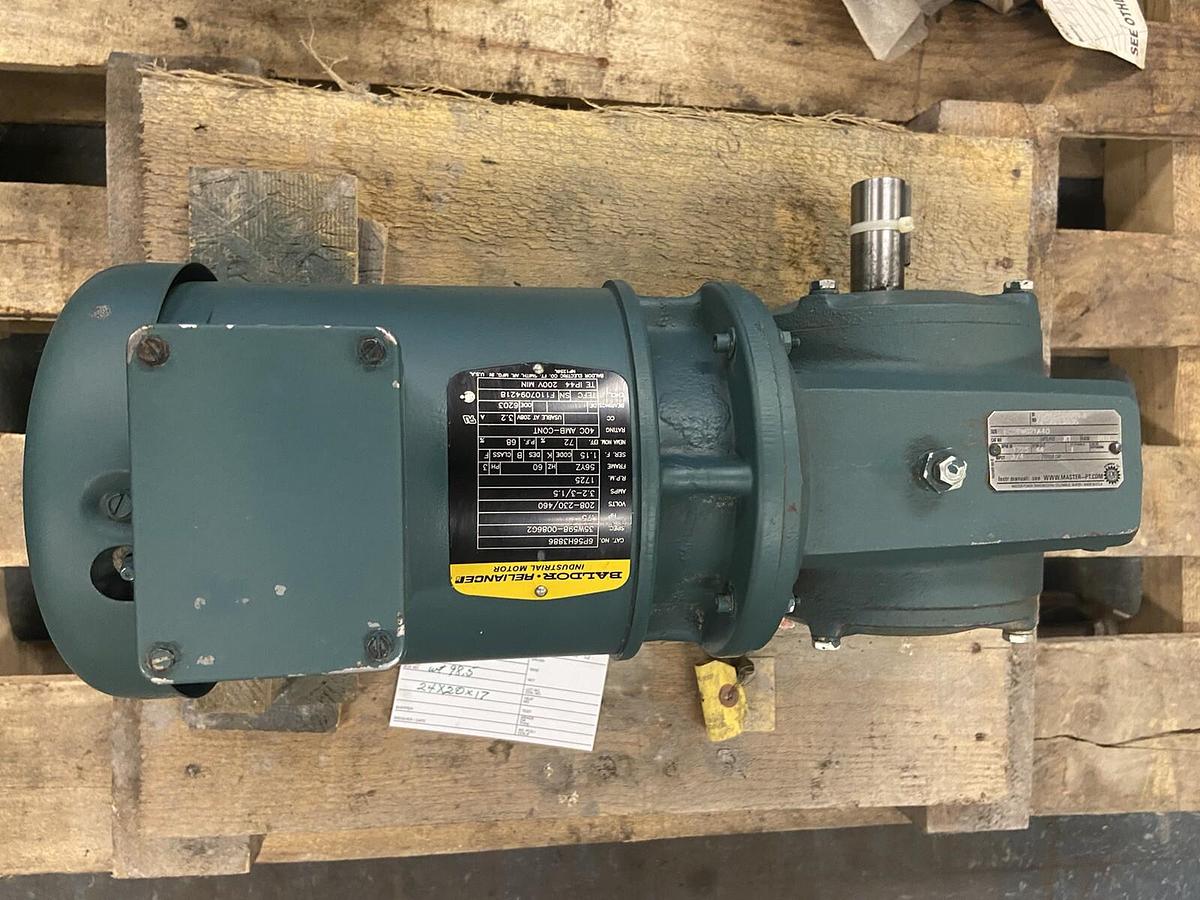Used Dodge,FC56WG21A40,Gear Motor  Ratio 40:1 Motor 3/4Hp 1725RPM 208-230/460V 56YZ