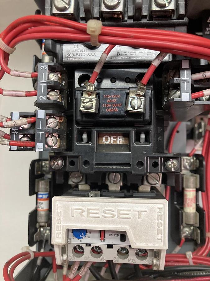 Used Allen-Bradley,2100 2112,Size 1 Fused MCC 12 Inch Starter Bucket