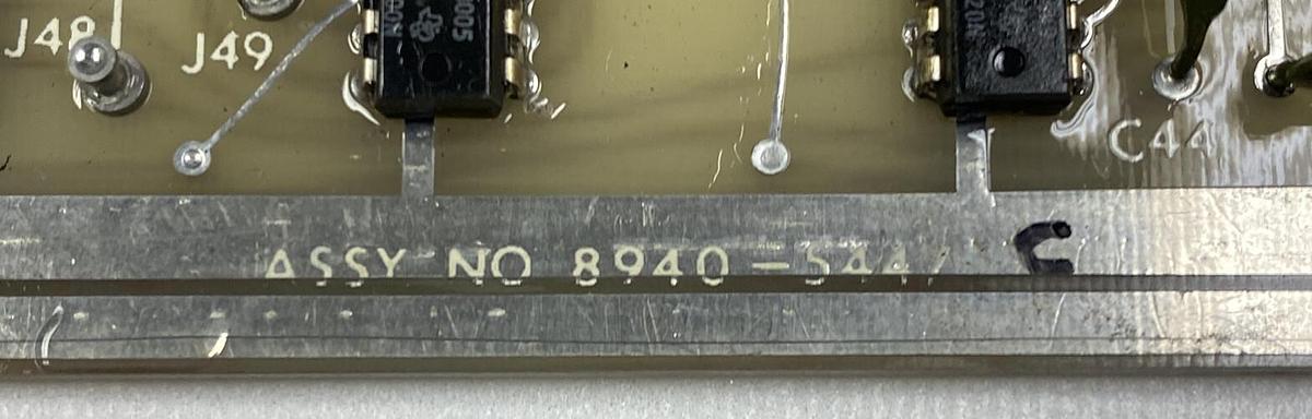 Used WARNER & SWASEY,8940-5447,PC BOARD M-WORD DECODING