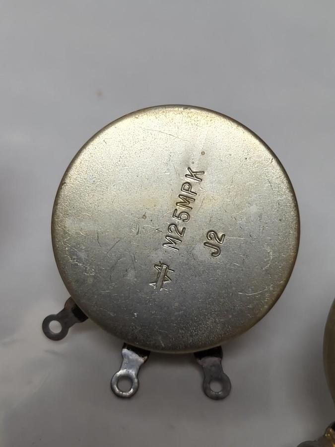Used MALLORY,M25MPK,POTENTIOMETER LOT OF 3 PRE-OWNED