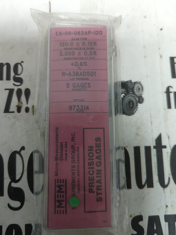MICRO-MEASUREMENTS,EA-06-062AP-120, PRECISION STRAIN GAUGES 5-PK NOS