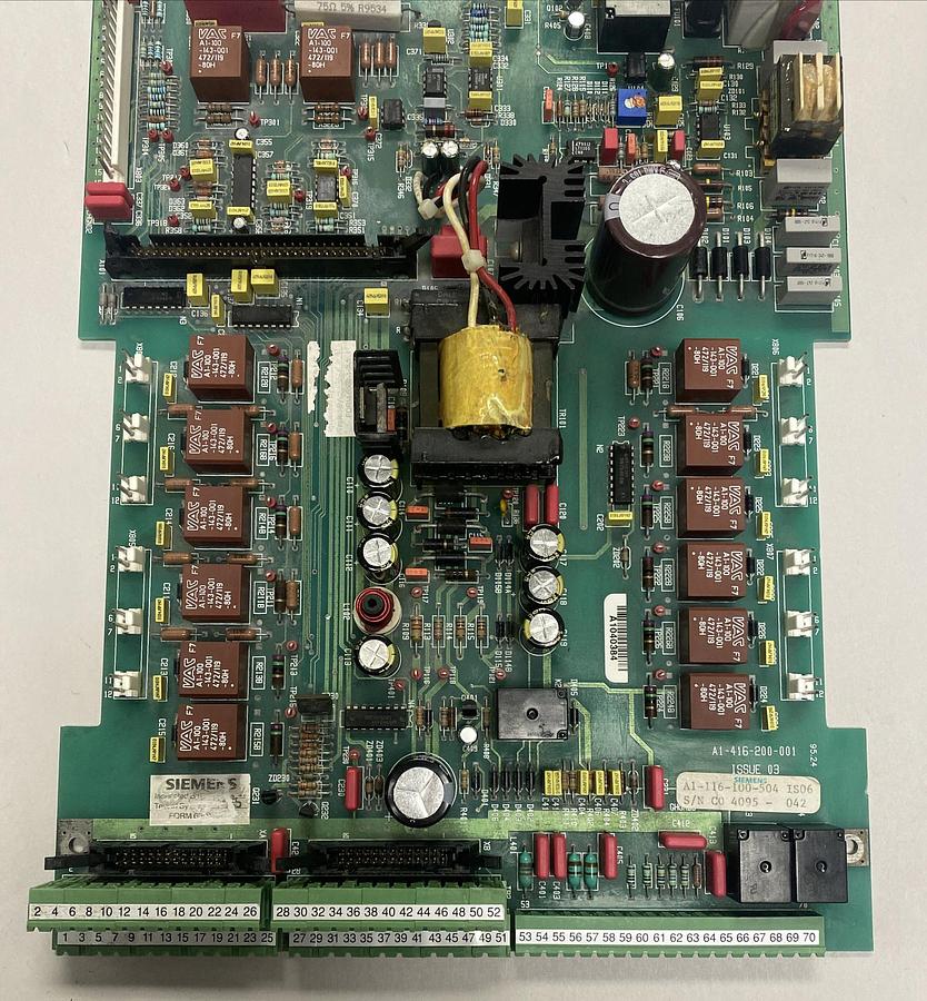 Used SIEMENS,A1-116-100-504,PC POWER INTERFACE BOARD REFURBISHED