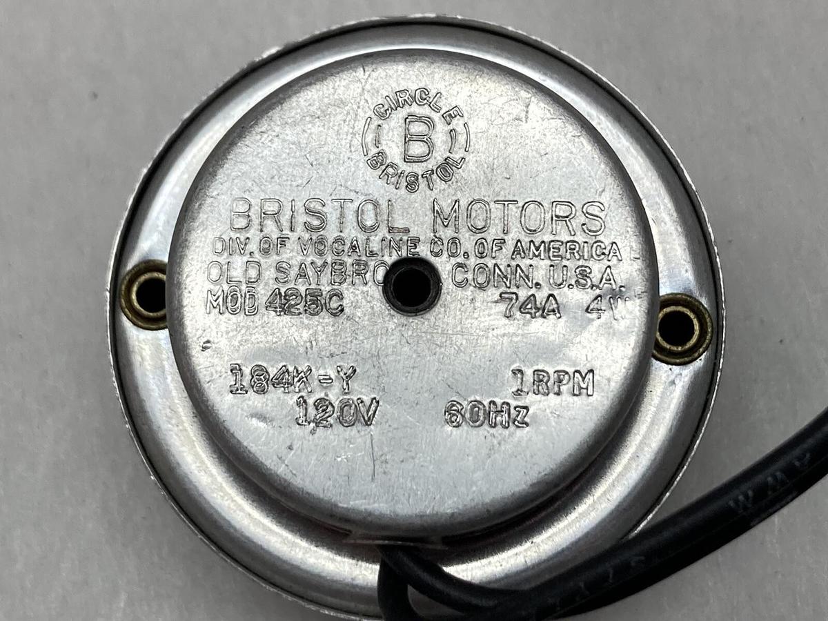 Bistol Motors,Model 425C 78K 4 W,Timer Motor