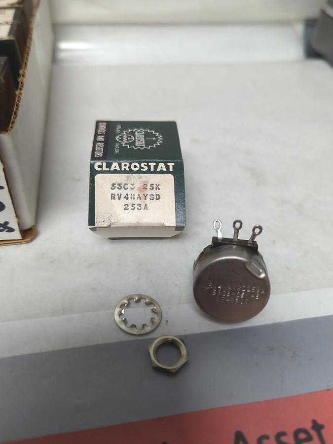 CLAROSTAT,53C3,POTENTIOMETER LOT OF 8 RV4NAYSD NOS