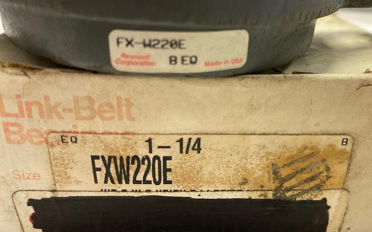 Used Link-Belt,FXW220E,Flange Ball Bearing 1-1/4 IN NOS