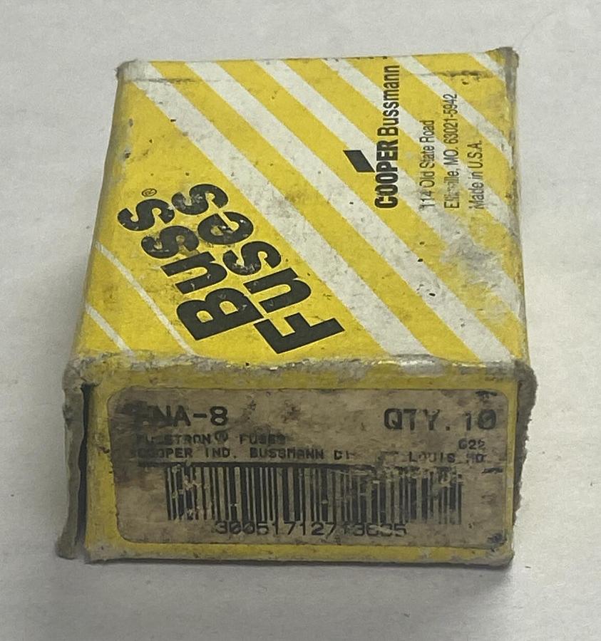 Cooper Bussmann,FNA-8,Fusetron Lot Of 6 NOS