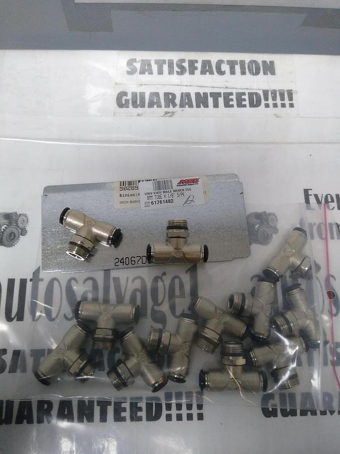 UNBRANDED,61761482,TUBE SWIVEL MALE BRANCH TEE 8MMX1/8 IN LOT OF 12 NOS