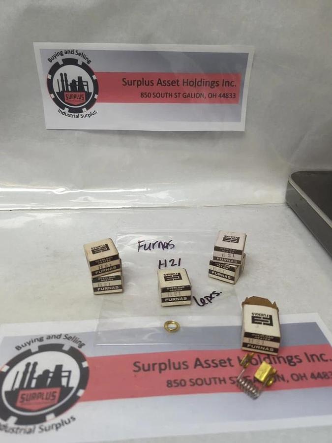 FURNAS,H21,OVERLOAD HEATER ELEMENT LOT OF 6 NOS