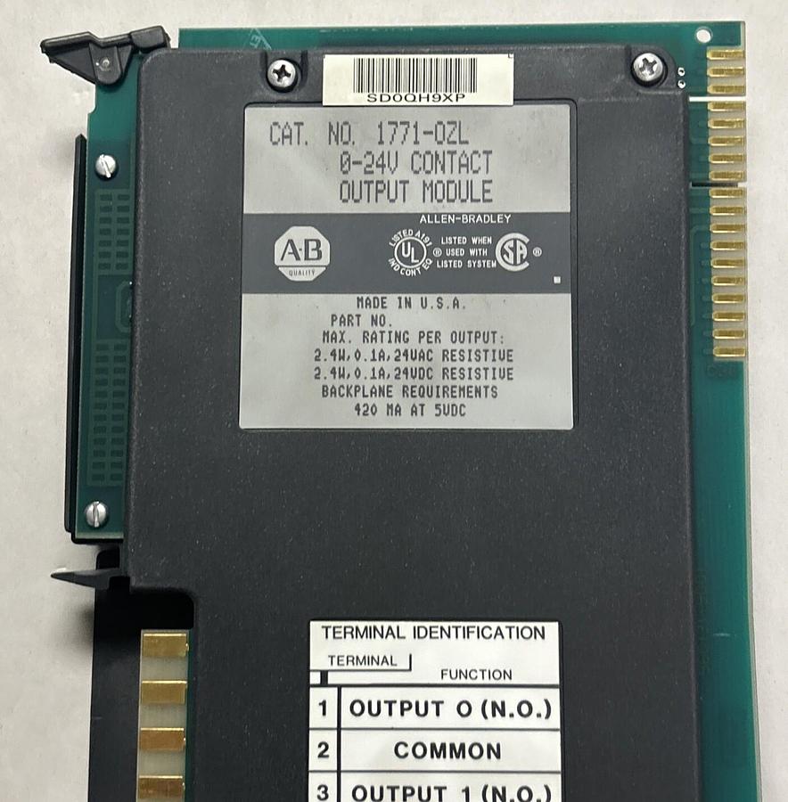 ALLEN BRADLEY,1771-OZL,OUTPUT MODULE NOS