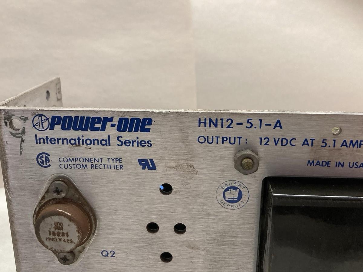 Used Sola Power-One,HN12-5.1-A,Power Supply 12VDC 5.1A