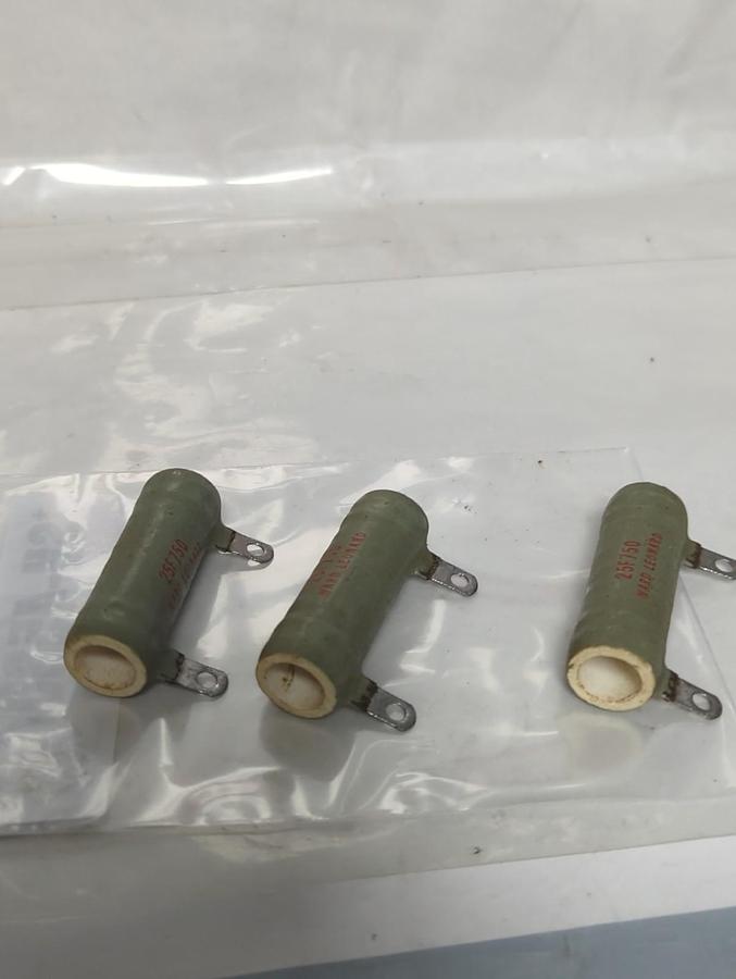Used WARD LEONARD,25F750,RESISTOR LOT OF 3 PRE-OWNED