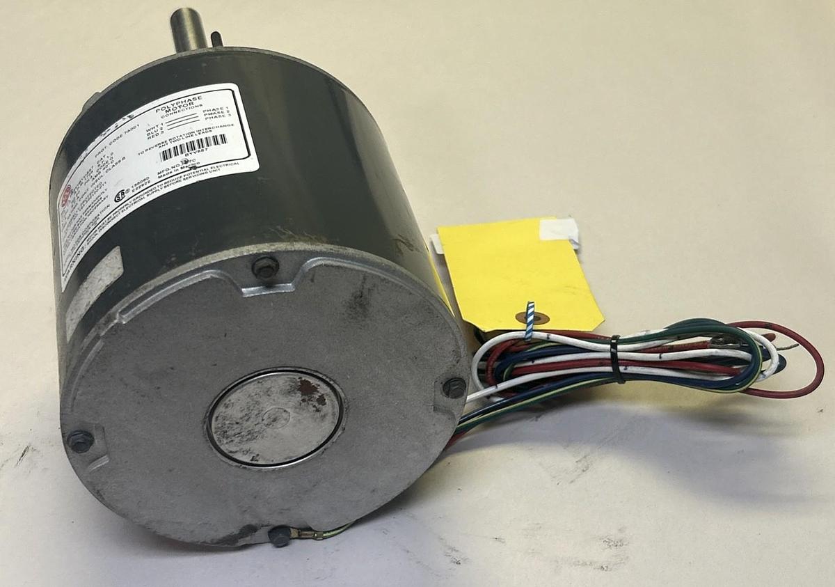 Used US MOTOR,P55YYBYV-887,POLYPHASE MOTOR 1/3HP 460V 1725RPM 3PH