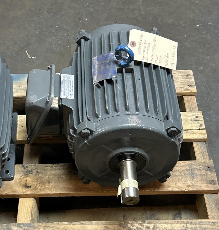 TECO WESTINGHOUSE,NP0104,MOTOR 10HP 230/460V 1755RPM 3PH 215T FR