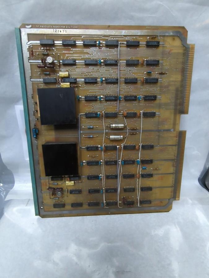 Used BENDIX,3729050M,S5 ABSOLUTE RESOLVER DIGITIZER CIRCUIT BOARD PRE-OWNED