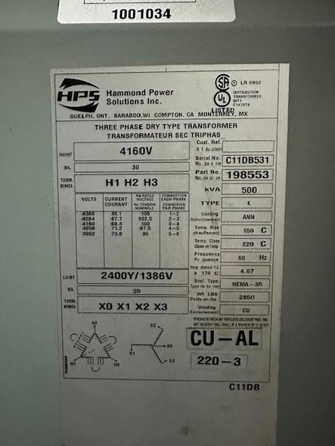 Used Hammond 500