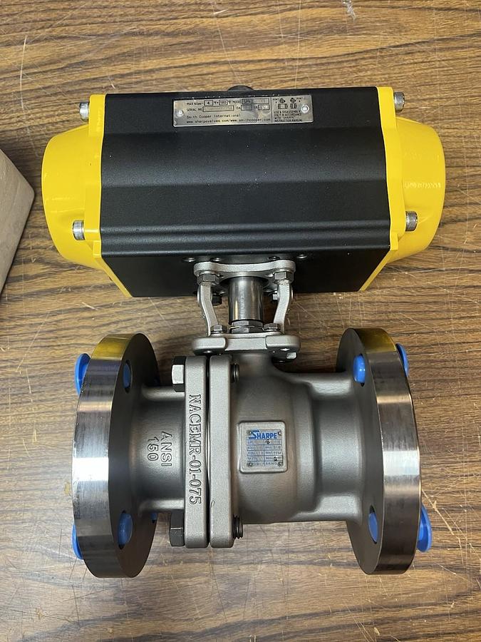 SHARPE,FS50116,PNEUMATIC ACTUATOR SS BALL VALVE 2" 150 SPN-II-100