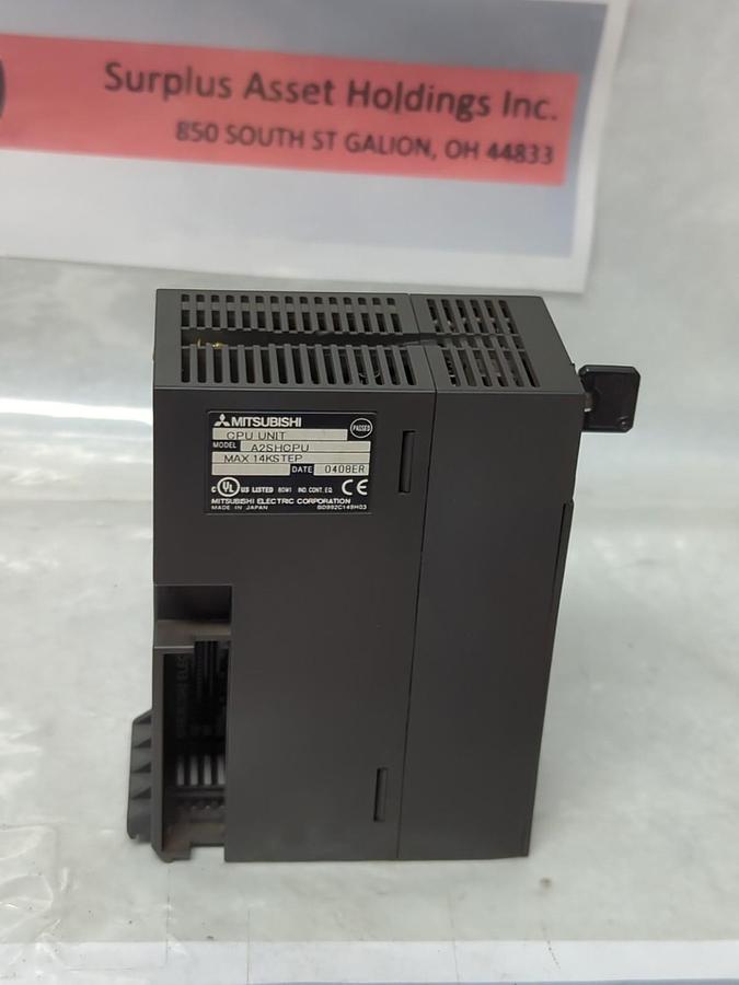 Used MITSUBISHI,A2SHCPU,CPU UNIT MAX 14KSTEP PRE-OWNED