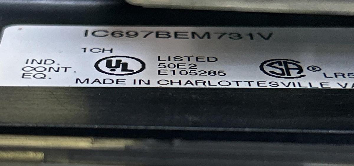 Used GE FANUC,IC697BEM731V,BUS CONTROLLER MODULE