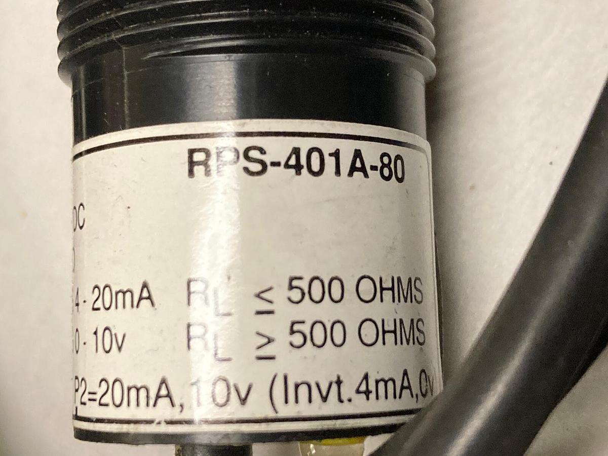 Used Migatron Corporation,RPS-401A-80P,Analog Ultrasonic Sensor