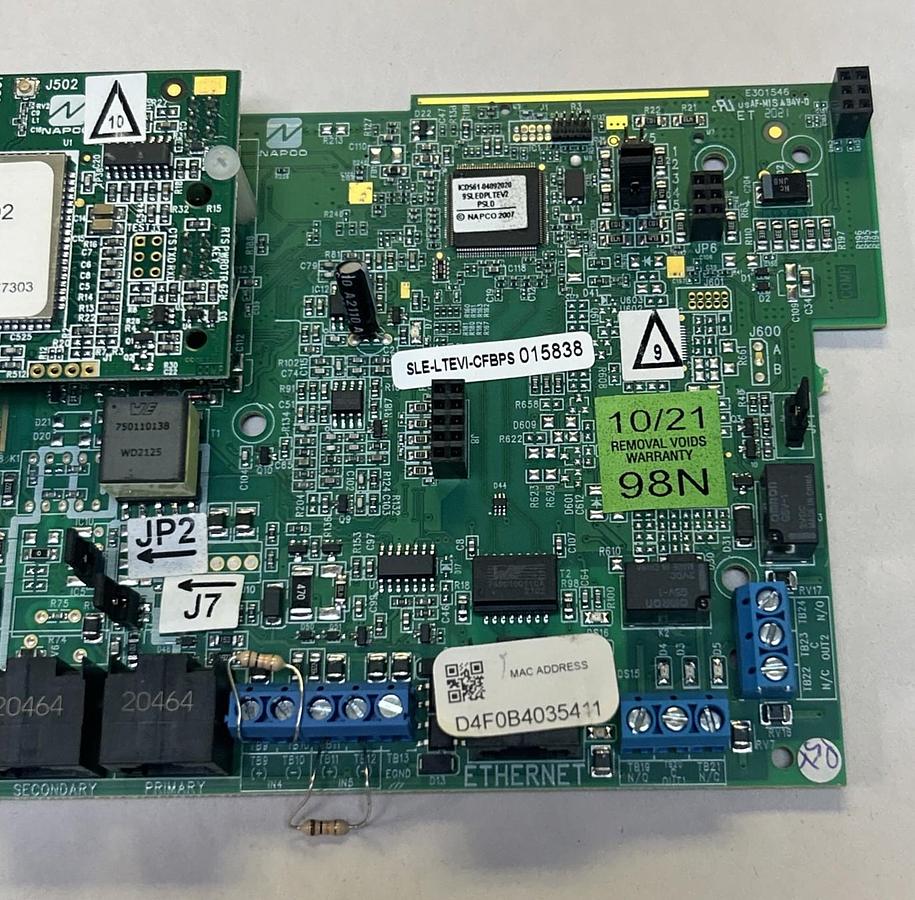 Used NAPCO,PC08517B1,CIRCUIT BOARD